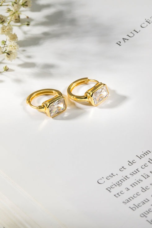 Cercei din argint Layla (Silver/Gold)